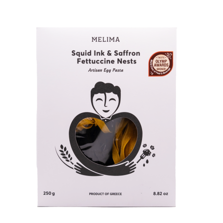 Melima - Φετουτσίνι με Μελάνι Σουπιάς & Ζαφορά 250gr