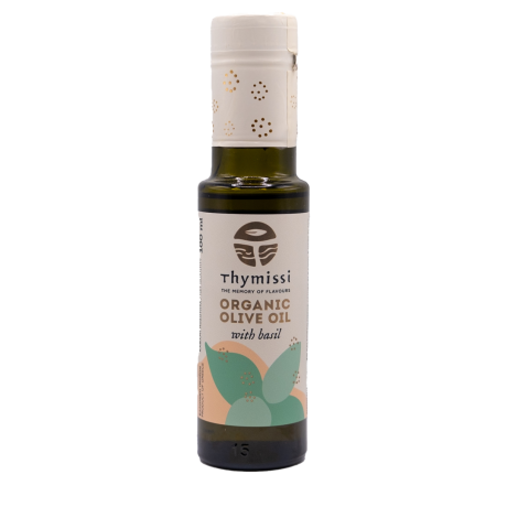 Thymissi - Βιολογικό Κρητικό Έξτρα Παρθένο Ελαιόλαδο με Βασιλικό 100ml