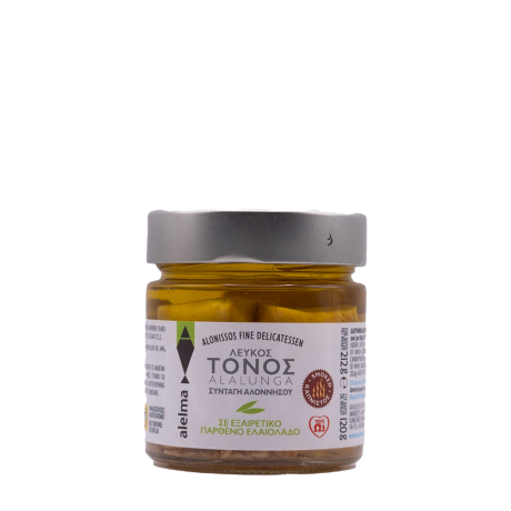 Alelma - White Smoked Tuna Alalunga Alonissos with EVOO 120gr