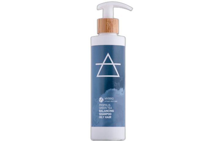 Myrro - Σαμπουάν Εξισορρόπησης Πρόπολη - Τεϊόδεντρο - Λιπαρά Μαλλιά 250ML