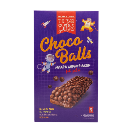 The Bee Bros - Cereal Bar with Honey & Chocolate 5x25gr