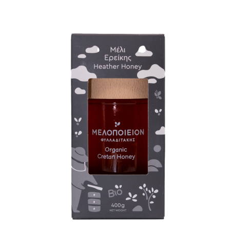 Melopeion Fylladitakis - Organic Cretan Heather Honey 400gr