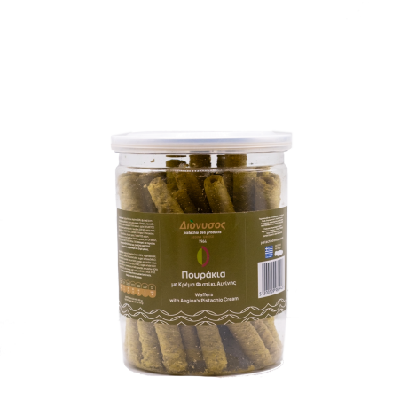 Διόνυσος Φιστίκι Αιγίνης  - Πουράκια με Κρέμα Φιστικιού Αιγίνης 30τμχ